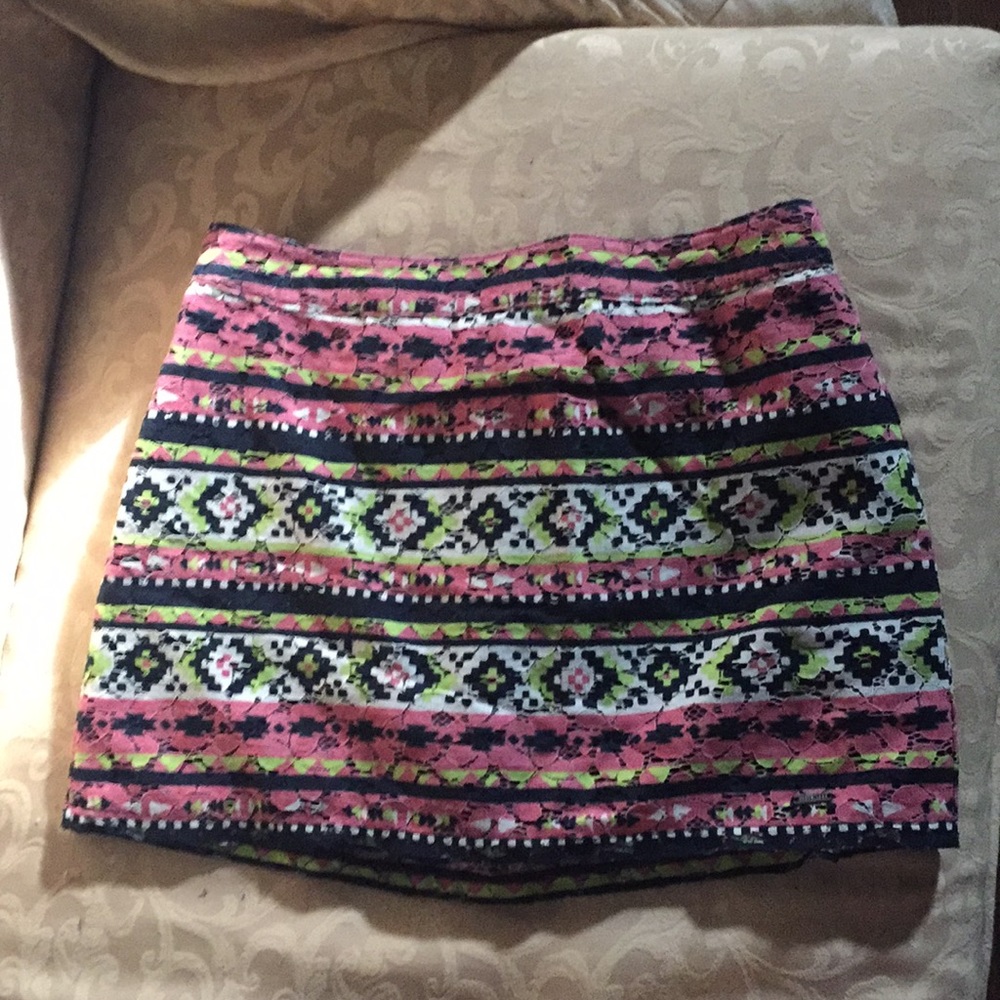 Multicolored Hollister skirt